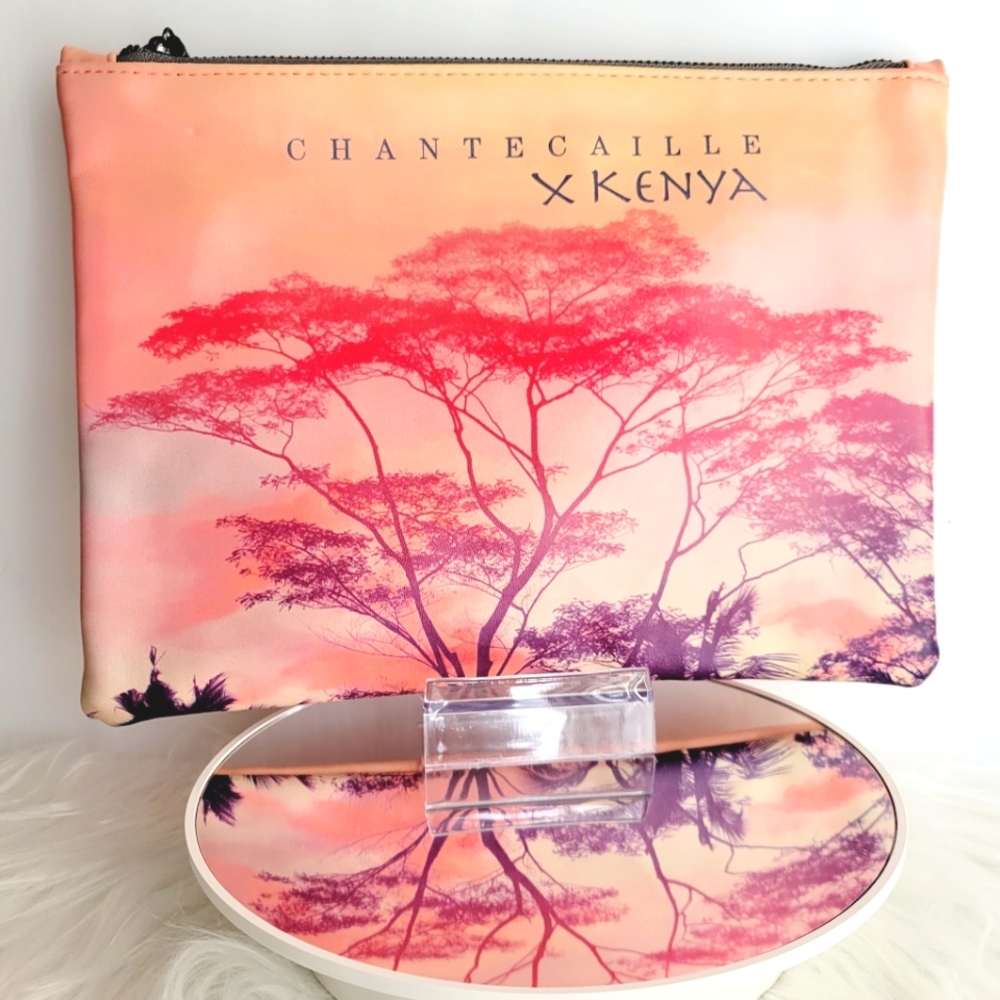 RARE Chantecaille x Kenya Makeup Bag *NWOT* - Picture 5 of 5